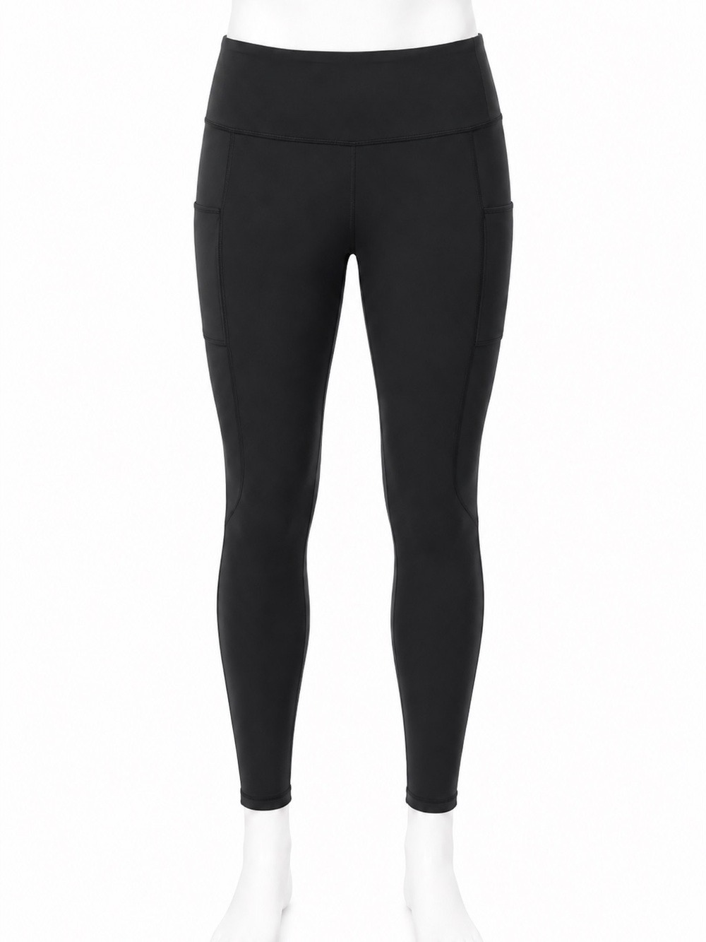 Zyia Active Black Brilliant High-Rise Pocket Leggings Size 8 Fits 8-10 Medium M